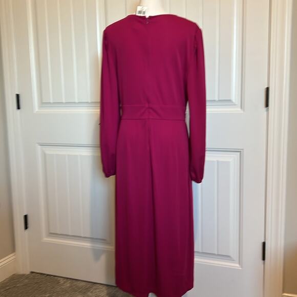 NWT Lauren Ralph Lauren Twist Front Jersey Cutout Dress Size 14 Plus Size Sexy - Picture 8 of 16